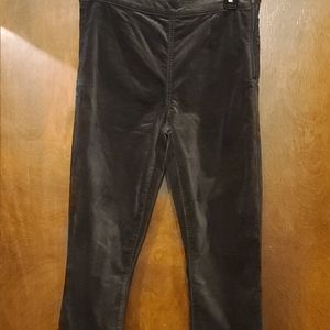 GAP Velvet Side Zip Legging sz 29R